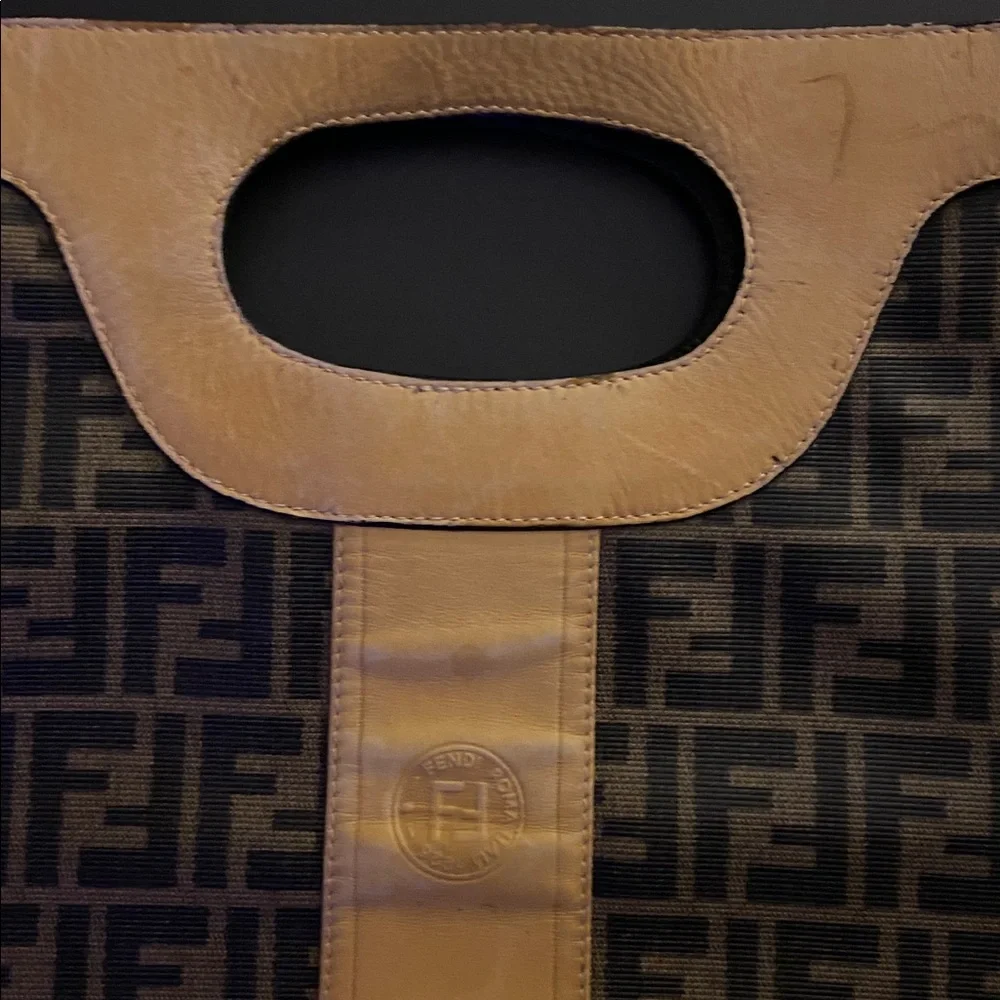 Fendi Zucca Tote/Clutch Bag
